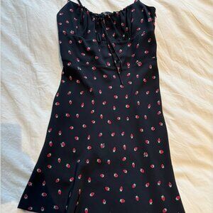 Realisation Par Inez Dress in Black Strawberry